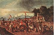 BRUEGHEL, Pieter the Younger Crucifixion dgg Sweden oil painting reproduction
